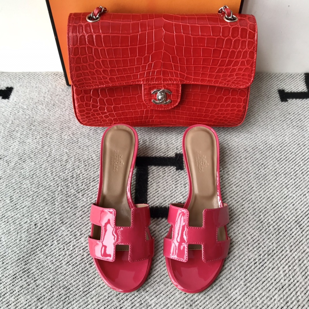 에르메스 올수공 오아시스 슬리퍼 샌들 페이던트 13